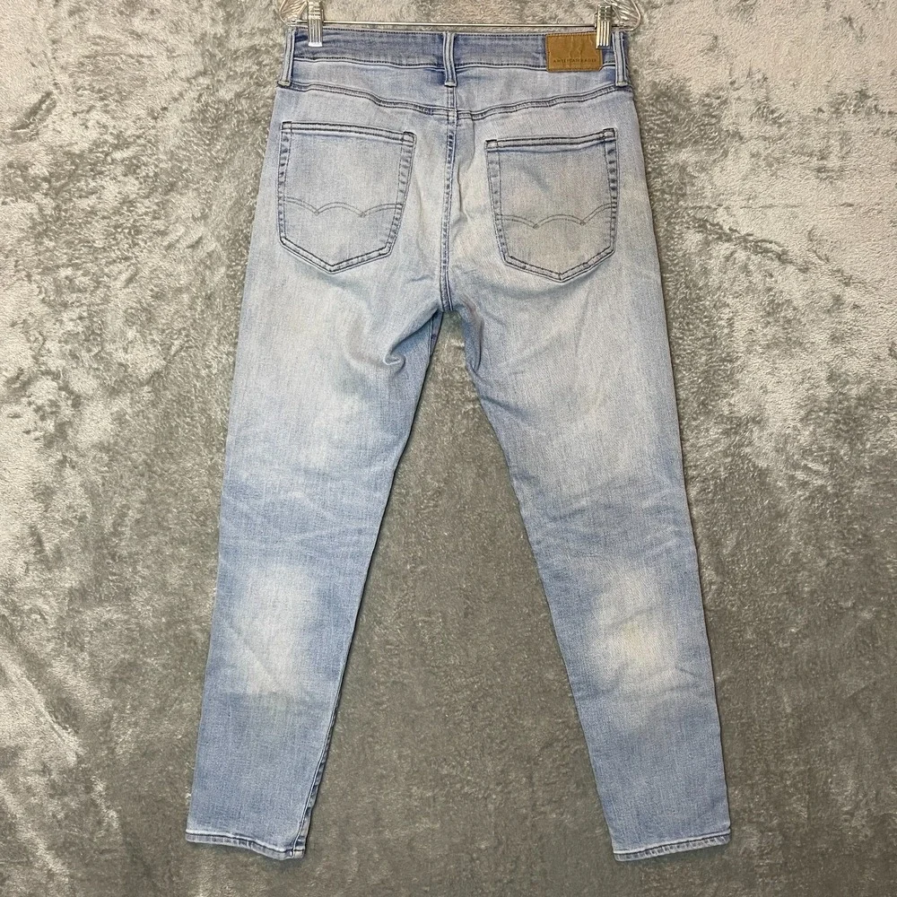 American Eagle Men Athletic Taper Fit Light Temp Tech Stretch Denim Jean 31x32